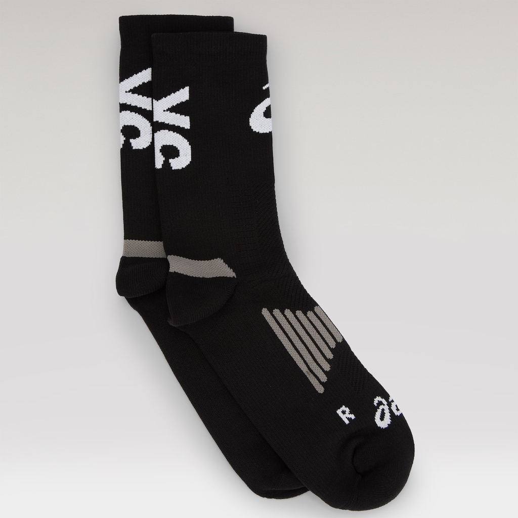 Meia Para Corrida Rally Crew 5k Cano Alto Tamanho 34-38 ASICS Adulto