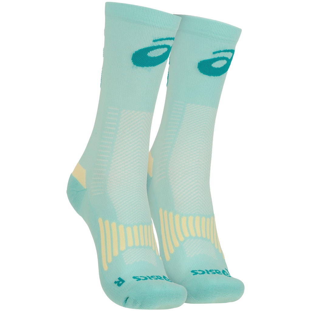 Meia Para Corrida Rally Crew 5k Cano Alto Tamanho 34-38 ASICS Adulto