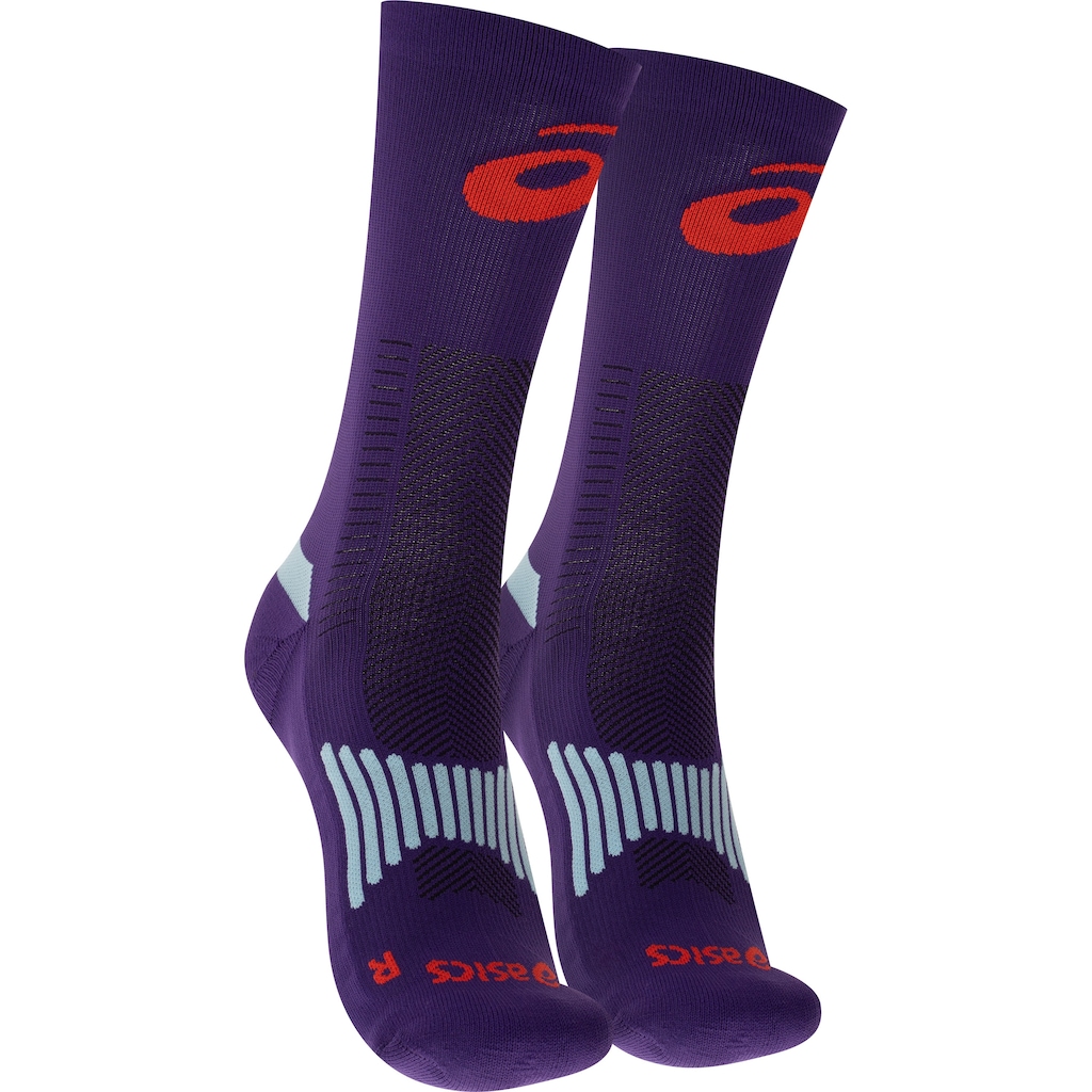 Meia de Corrida ASICS Rally Crew Cano Alto Adulto