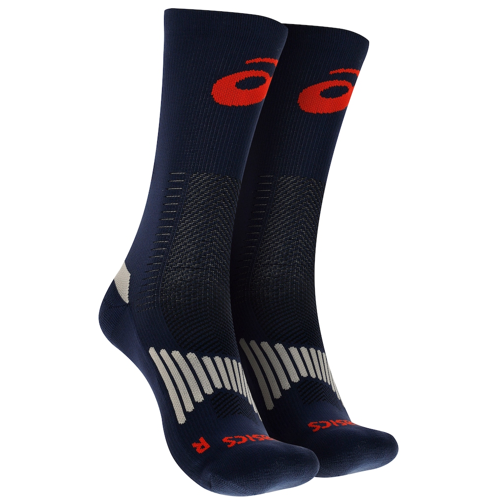 Meia de Corrida ASICS Rally Crew Cano Alto Adulto