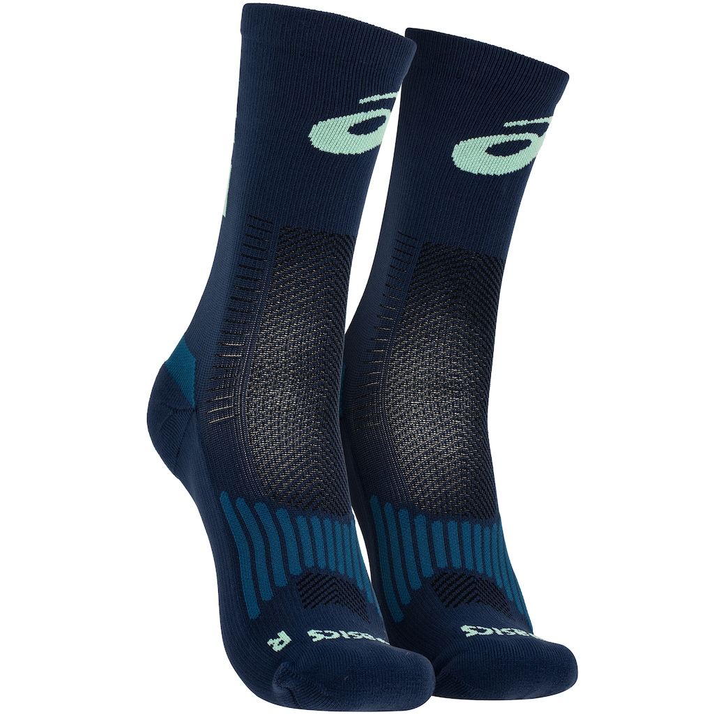 Meia Para Corrida Rally Crew 21k Cano Alto Tamanho 34-38 ASICS Adulto