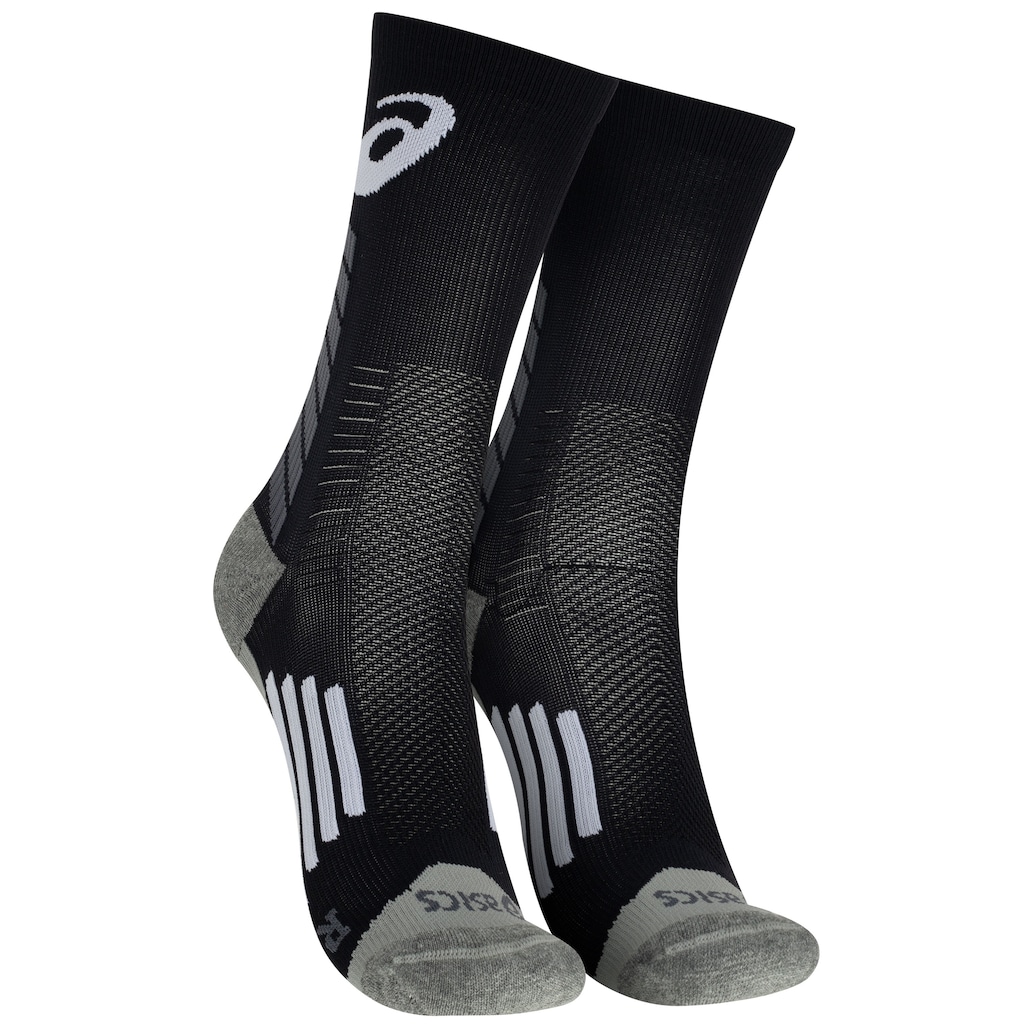 Meia Para Corrida Rally Crew 5k Cano Alto Tamanho 39-44 ASICS Adulto - Foto 1