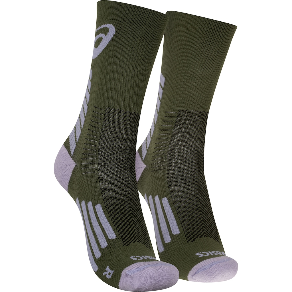 Meia Para Corrida Rally Crew 5k Cano Alto Tamanho 39-44 ASICS Adulto