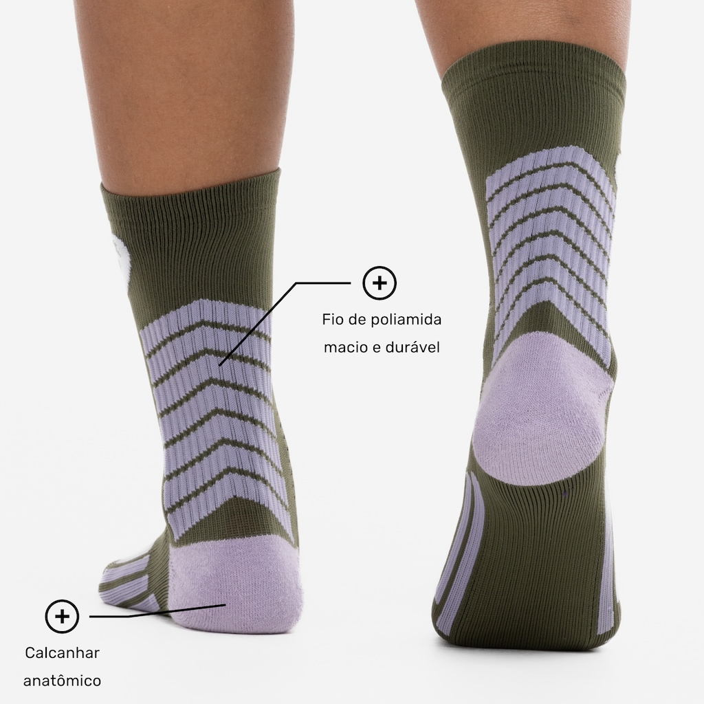 Imagem 3 do produto Meia Para Corrida Rally Crew 5k Cano Alto Tamanho 39-44 ASICS Adulto