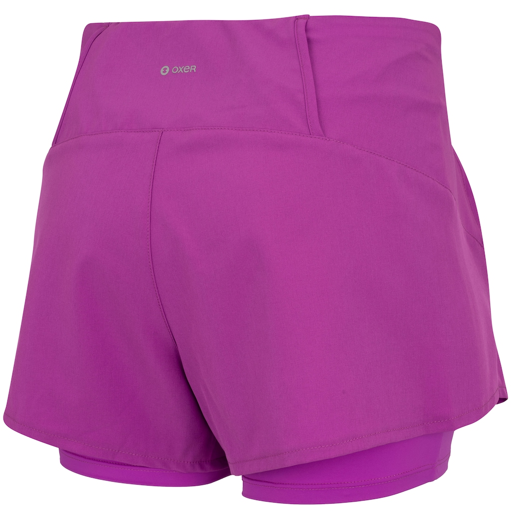 Imagem 2 do produto Short Feminino Oxer Duplo Vivos com Bermuda Interna e Bolsos