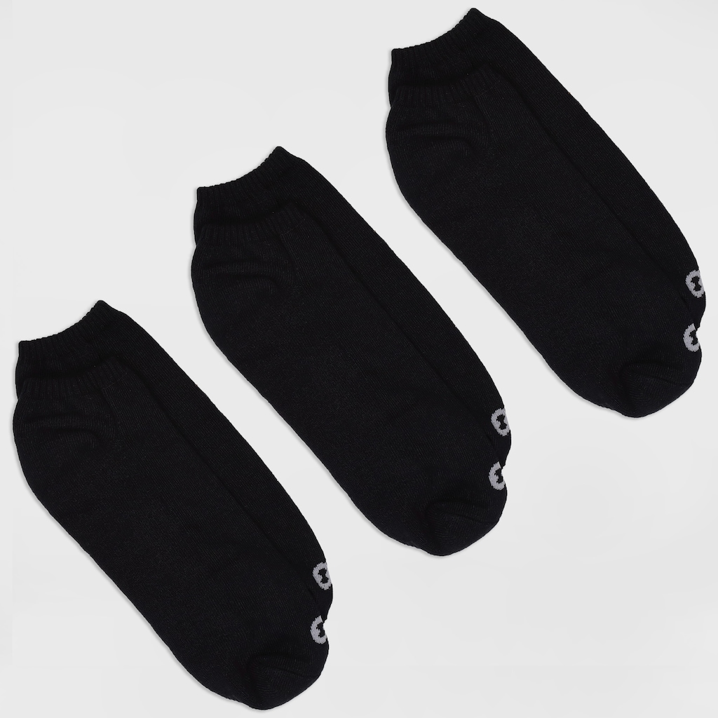 Imagem 1 do produto Kit 3 Pares de Meias Atoalhadas Cano Baixo Tamanho 39-44 Casual Oxer Adulto