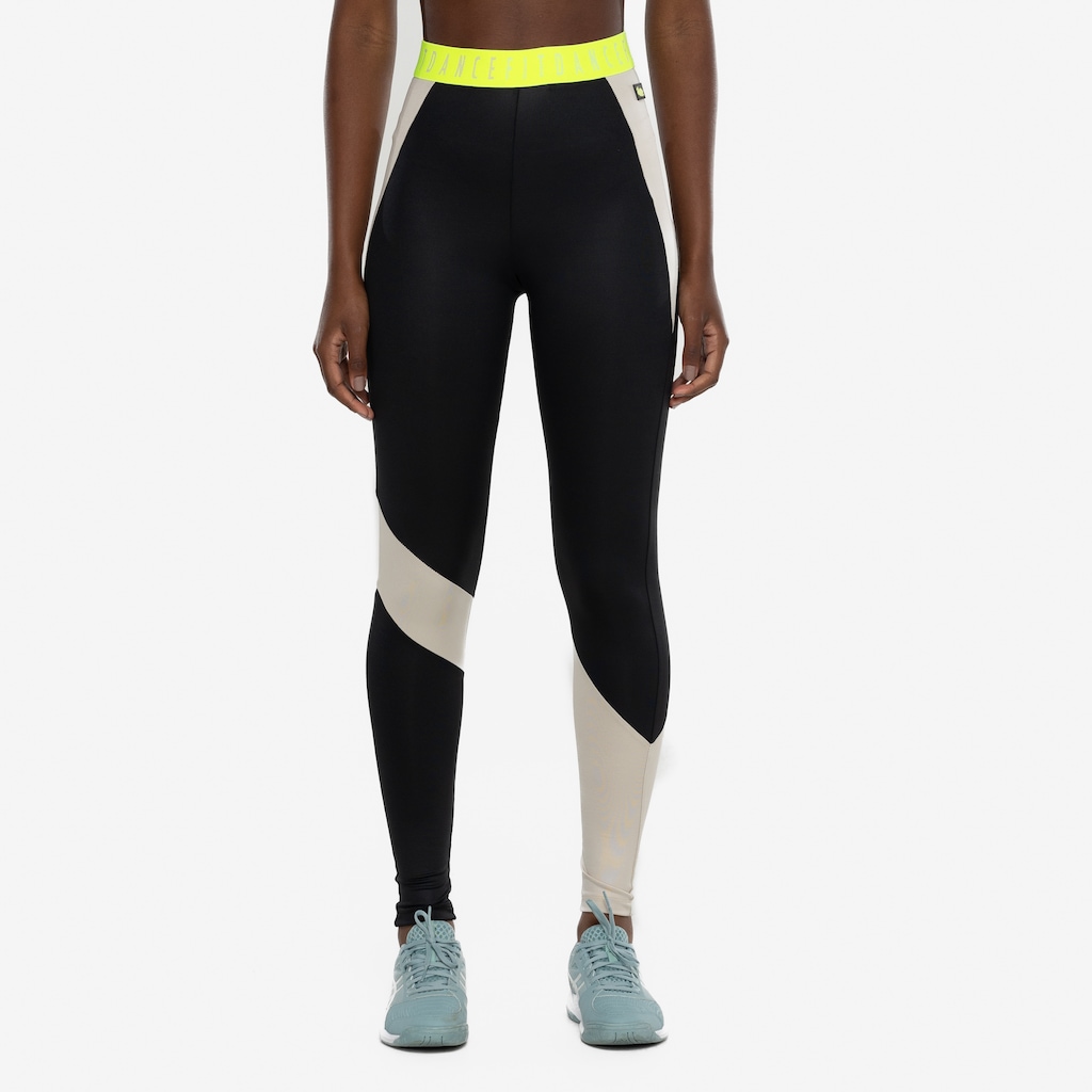 Imagem 3 do produto Calça Legging Feminina Fit Dance Elástico Recortada