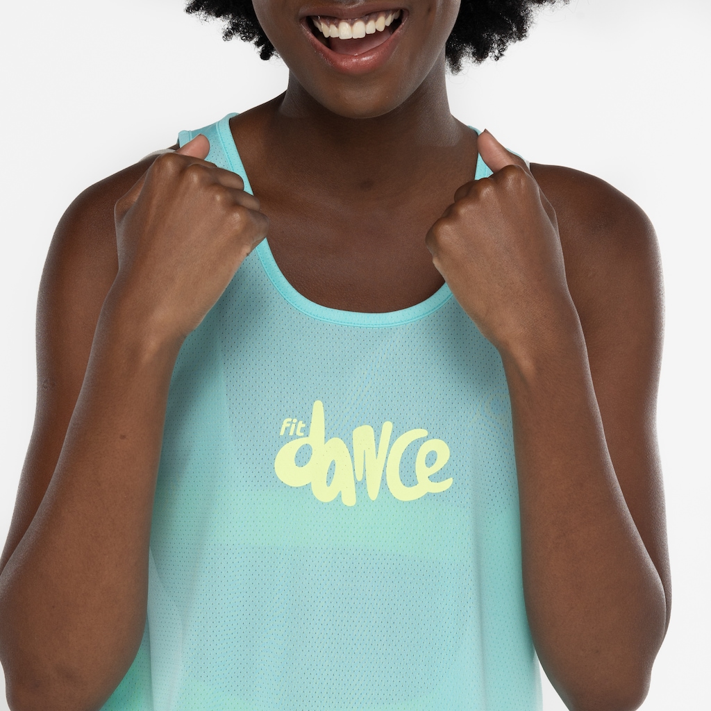 Imagem 3 do produto Camiseta Regata Feminina Fit Dance Transpassada