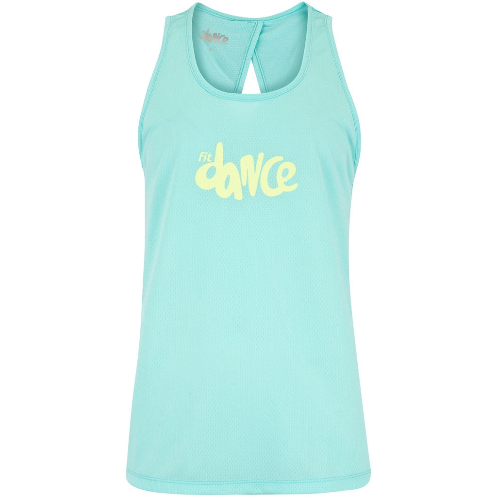 Camiseta Regata Feminina Fit Dance Transpassada