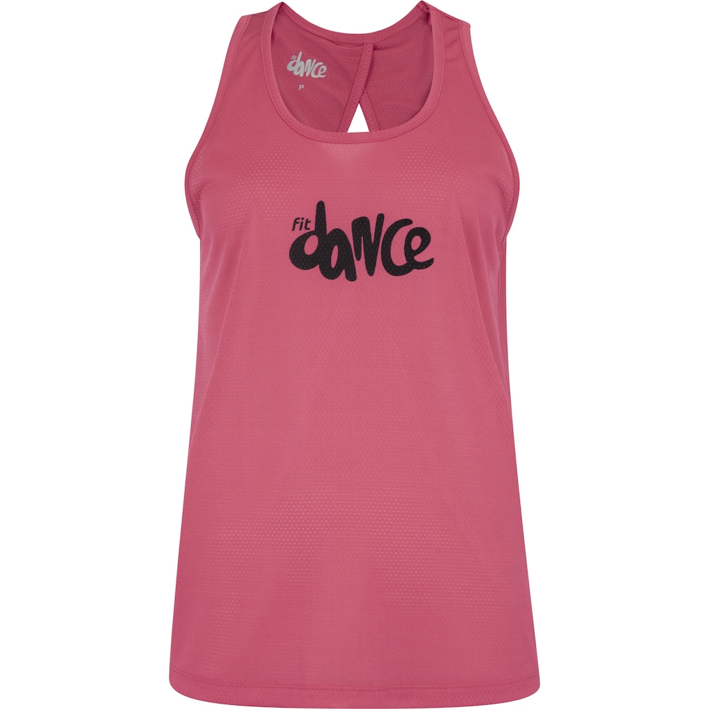 Camiseta Regata Feminina Fit Dance Transpassada