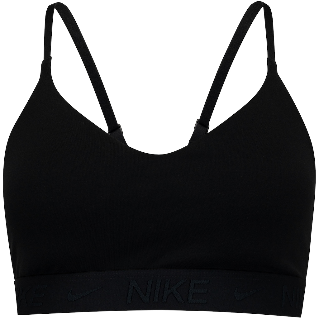 Top Fitness com Bojo Nike Baixa Sustentação Dri-Fit Indy SPT BRA
