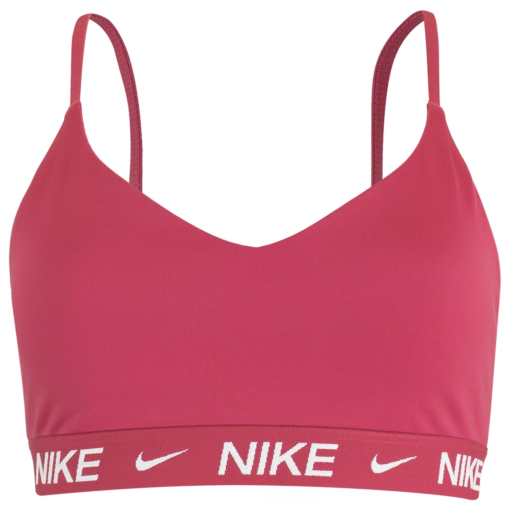 Top Fitness com Bojo Nike Baixa Sustentação Dri-Fit Indy SPT BRA