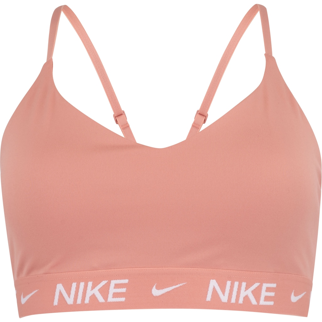 Top Fitness com Bojo Nike Baixa Sustentação Dri-Fit Indy SPT BRA