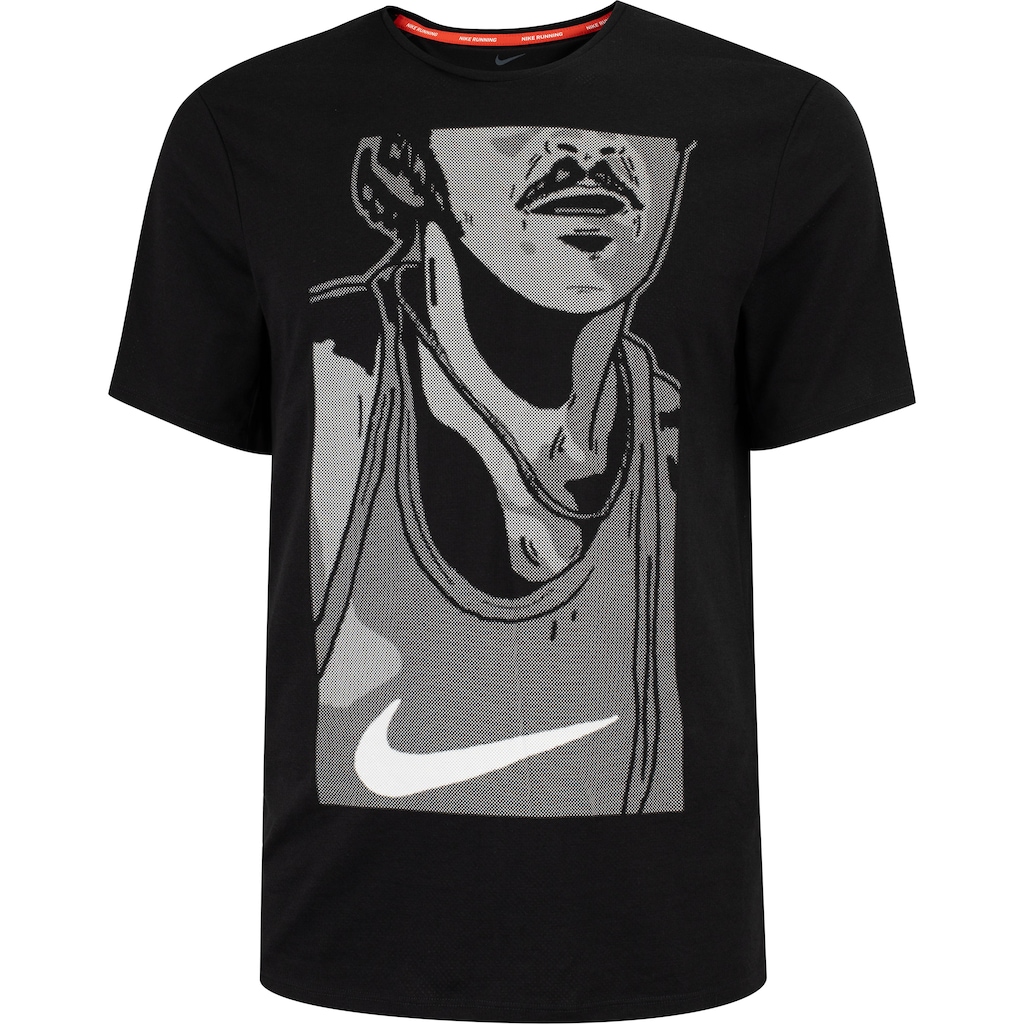 Camiseta Masculina Nike Manga Curta Run Energy Ris