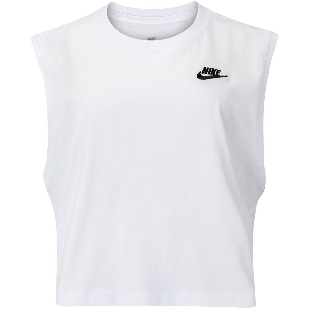 Blusa Cropped Feminina Nike Club SL Tee