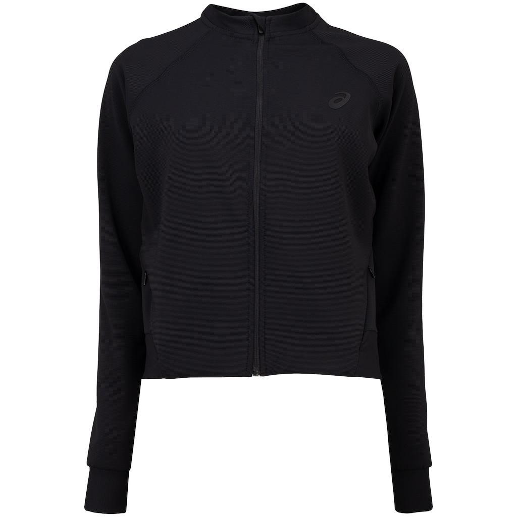 Jaqueta Feminina ASICS Malha Rib Bolso Seguro