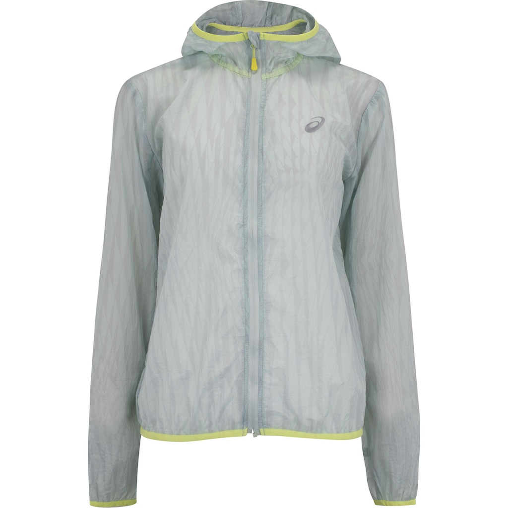 Jaqueta Corta-Vento Feminina ASICS com Capuz Origami Packable