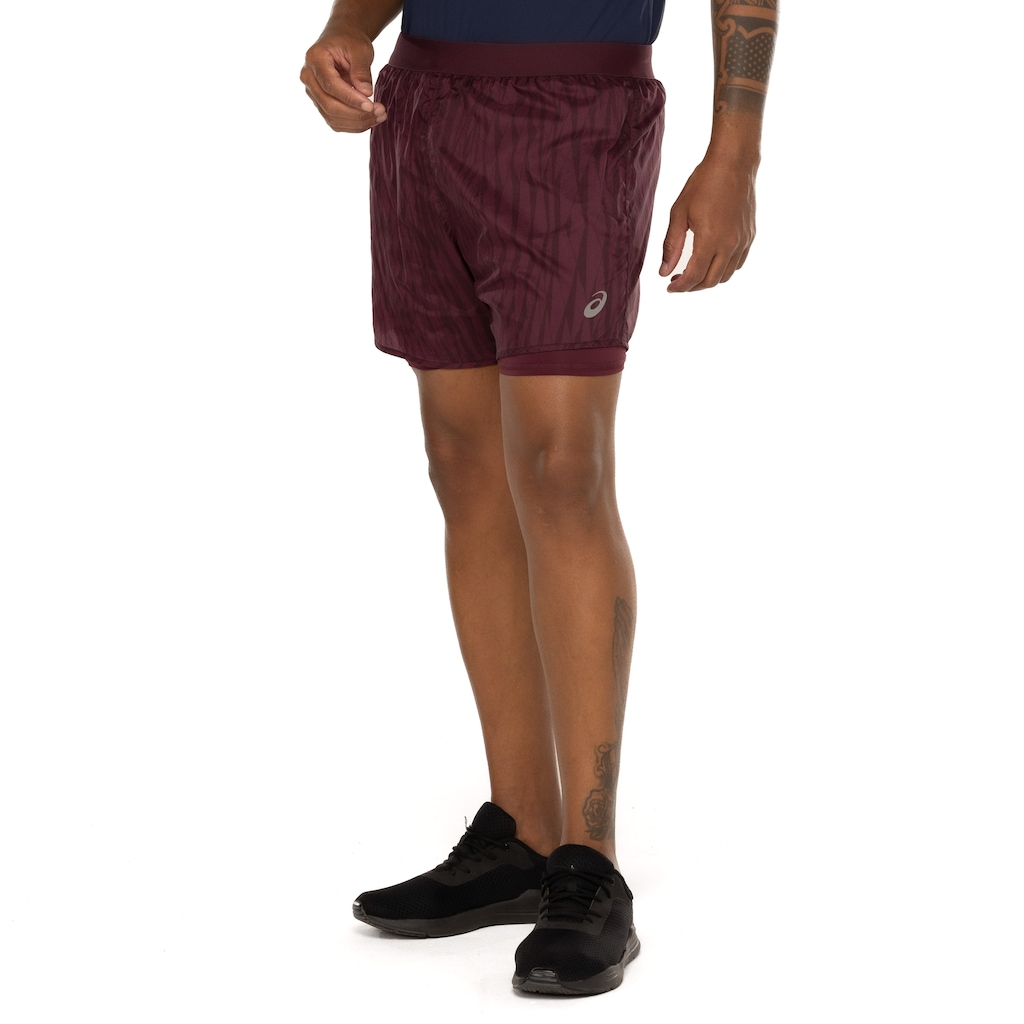 Bermuda Masculina ASICS Estampa Origami