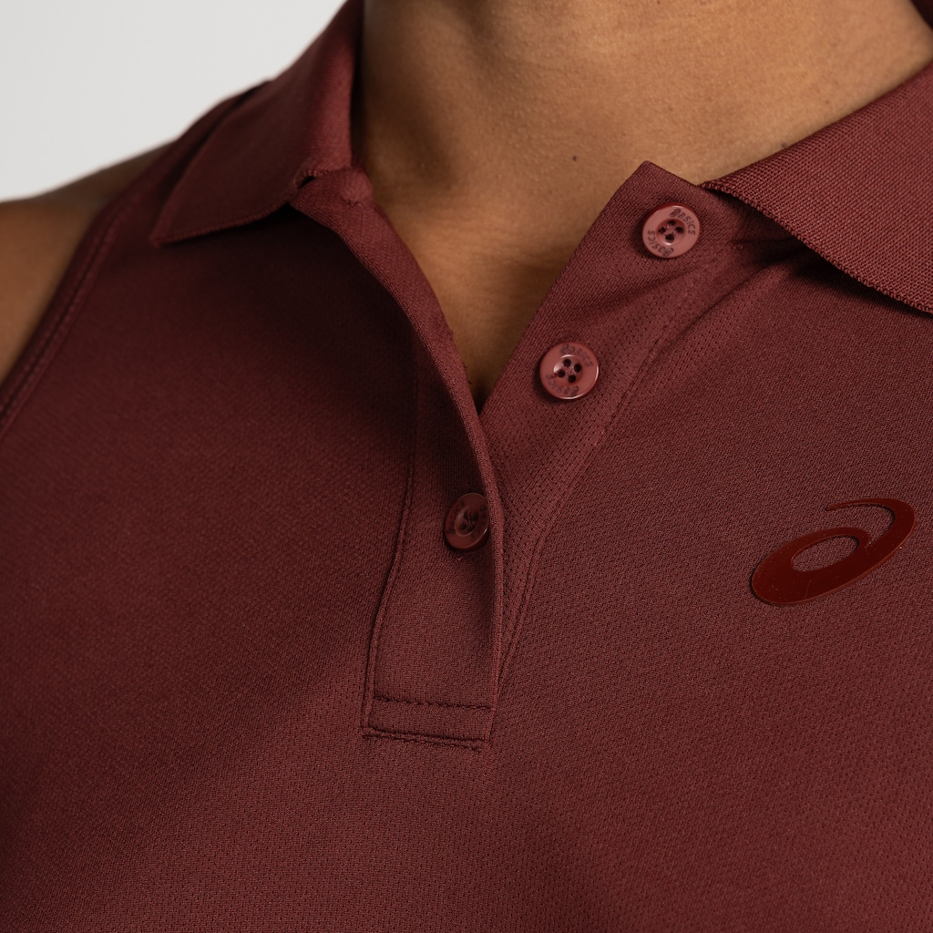 Imagem 4 do produto Camisa Polo Regata ASICS Botões Antiodor- Feminina