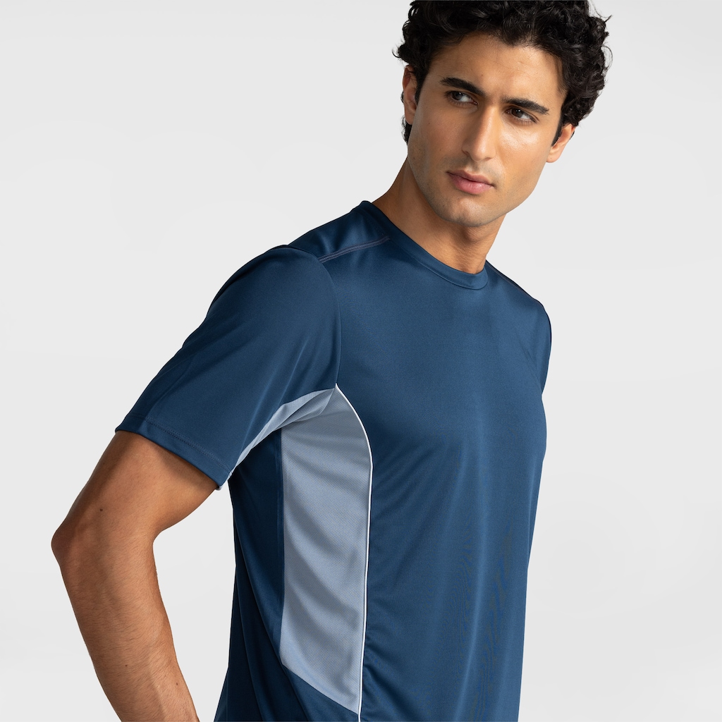 Camiseta Masculina Oxer Manga Curta Recorte com Vivo - Foto 4
