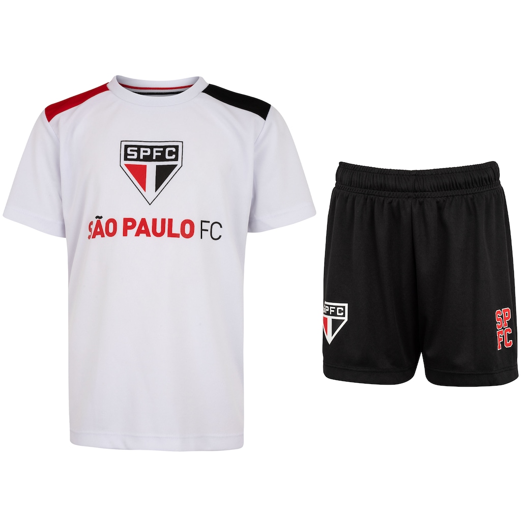 Kit Fardamento do São Paulo Infantil Camiseta + Calção