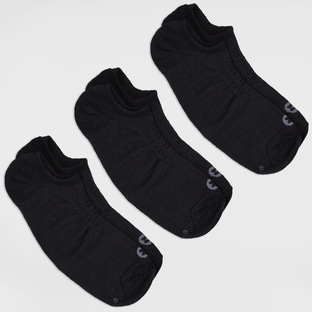 Imagem 1 do produto Kit 3 Pares de Meias Light Não Atoalhado Cano Invisível Tamanho 34-38 Oxer Adulto