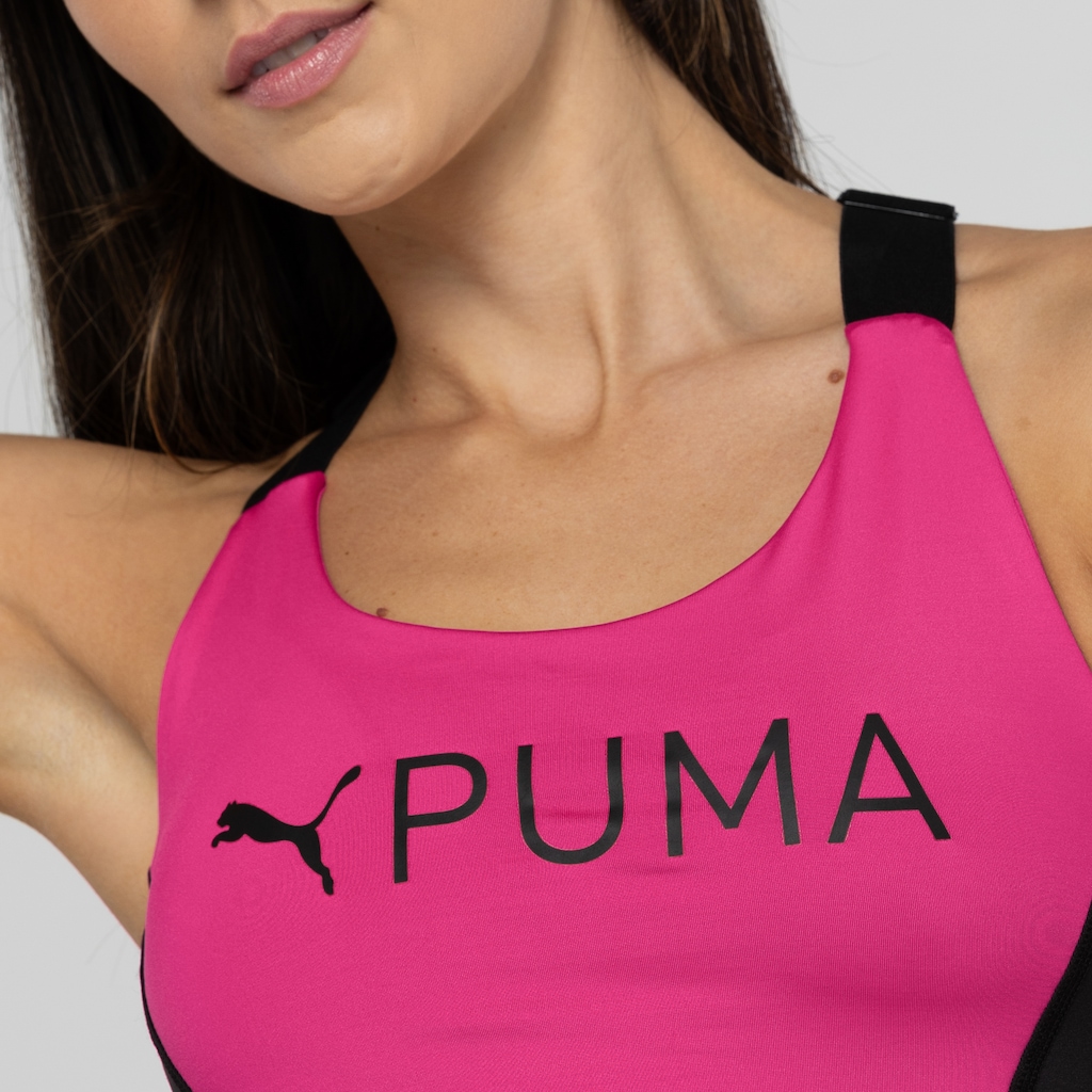 Imagem 3 do produto Top Fitness com Bojo Puma Alta Sustentação 4Keeps Eversculpt Adulto