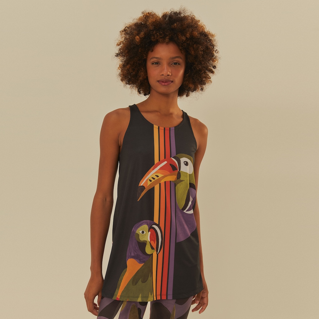 Camiseta Regata Feminina Farm Voô Doce Dry Fit