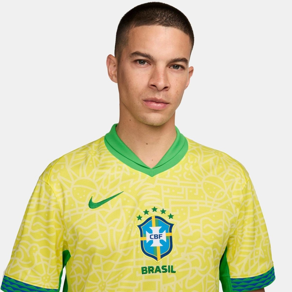 Imagem 4 do produto Camisa da Seleção do Brasil I 24 Nike Masculina Torcedor