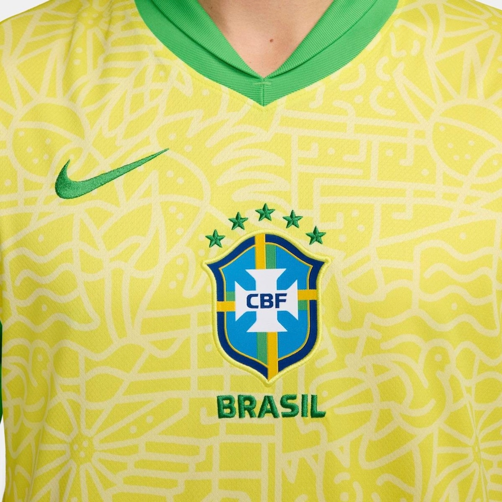 Imagem 5 do produto Camisa da Seleção do Brasil I 24 Nike Masculina Torcedor