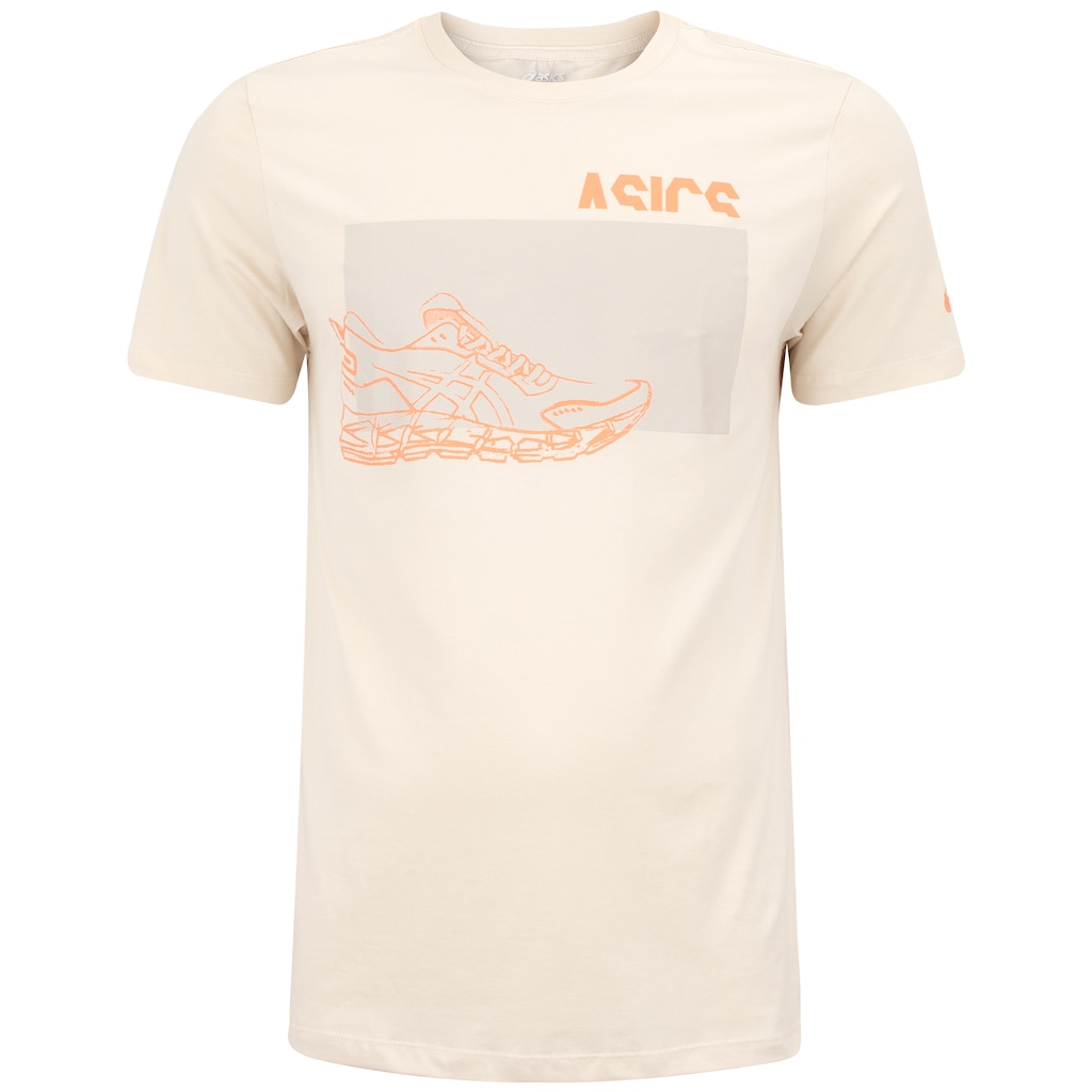 Camiseta Masculina ASICS Manga Curta Malha Est Sneaker