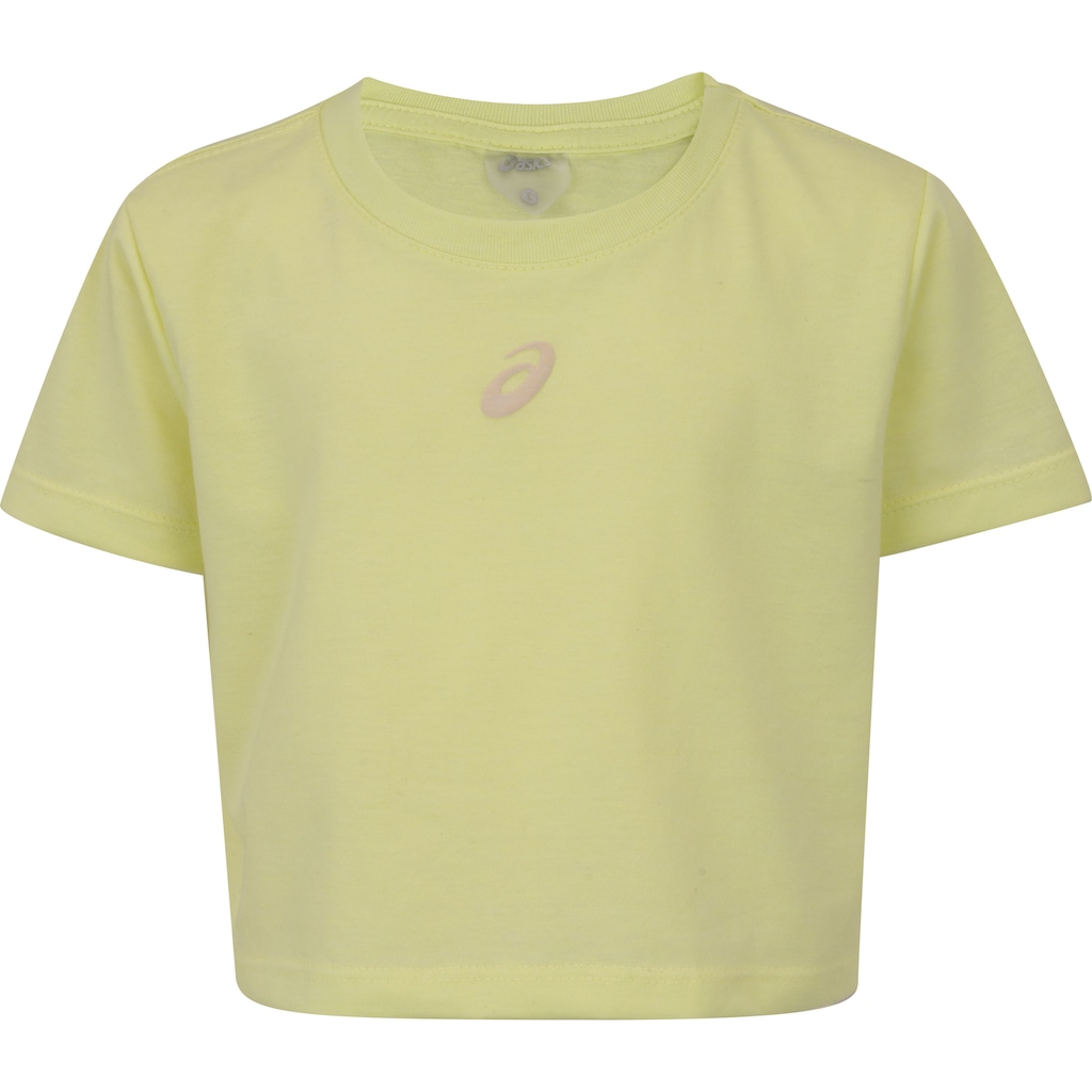 Blusa Cropped Infantil ASICS Manga Curta