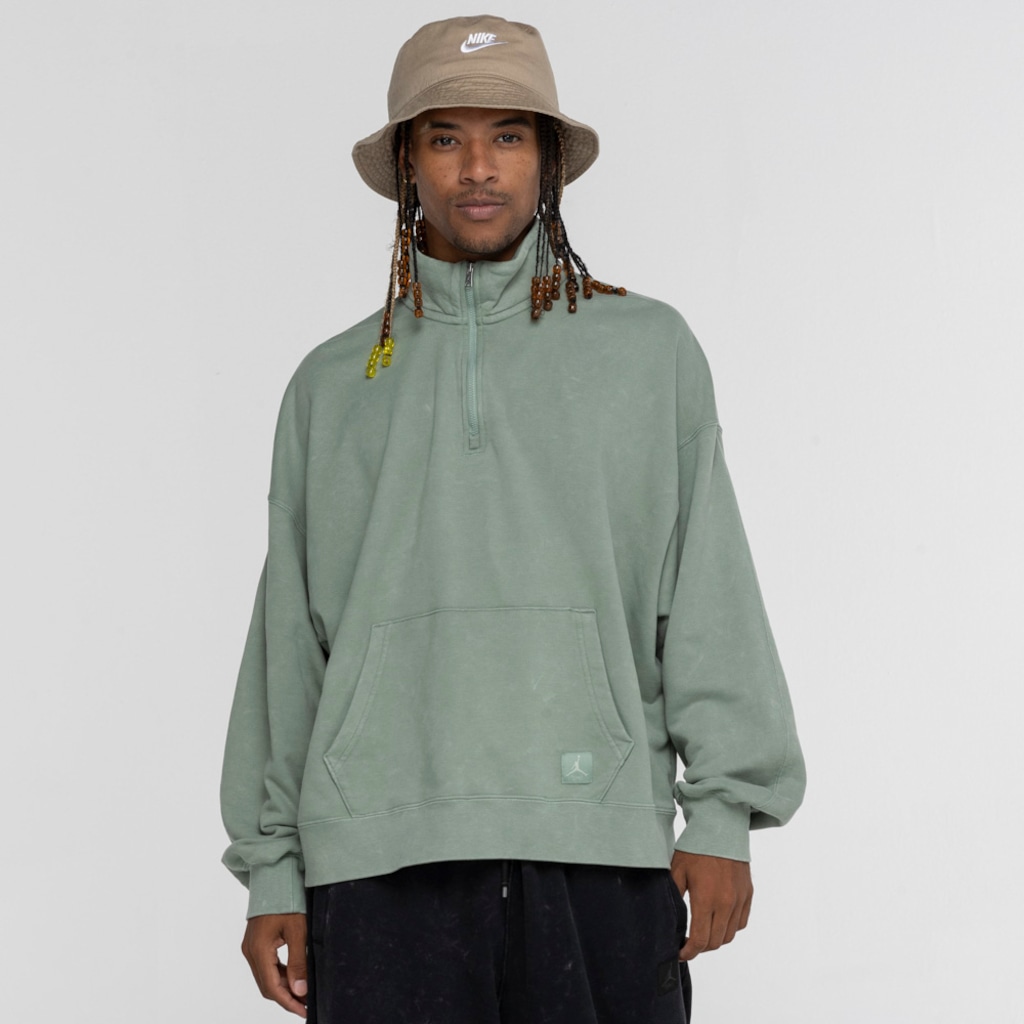 Imagem 3 do produto Blusa de Moletom Nike Air Jordan Flight Fleece QTR ZIP