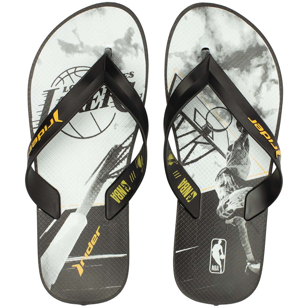 Chinelo Grendene Rider NBA Chicago Bulls Feel Dedo Adulto