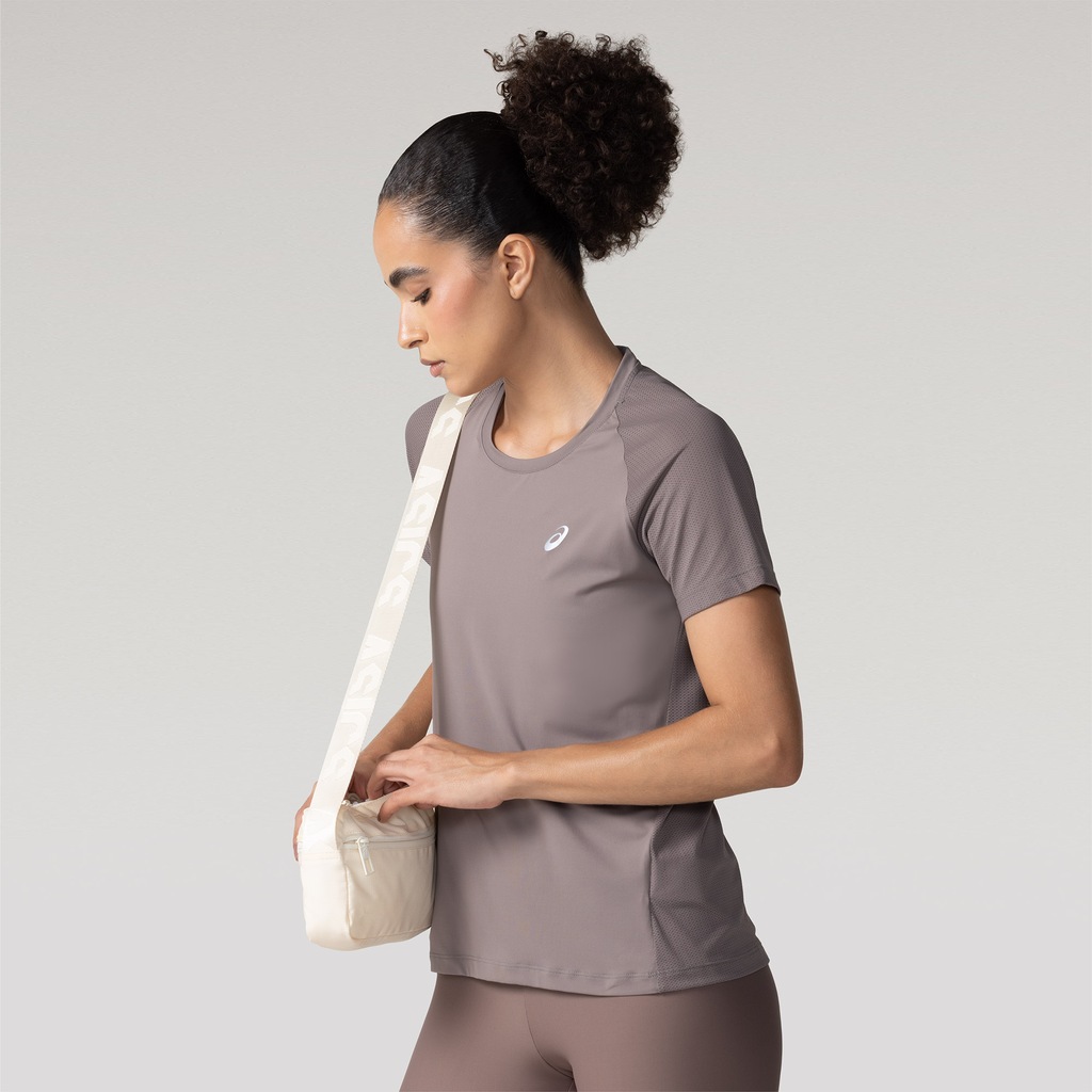 Camiseta Feminina ASICS Manga Curta Respirável