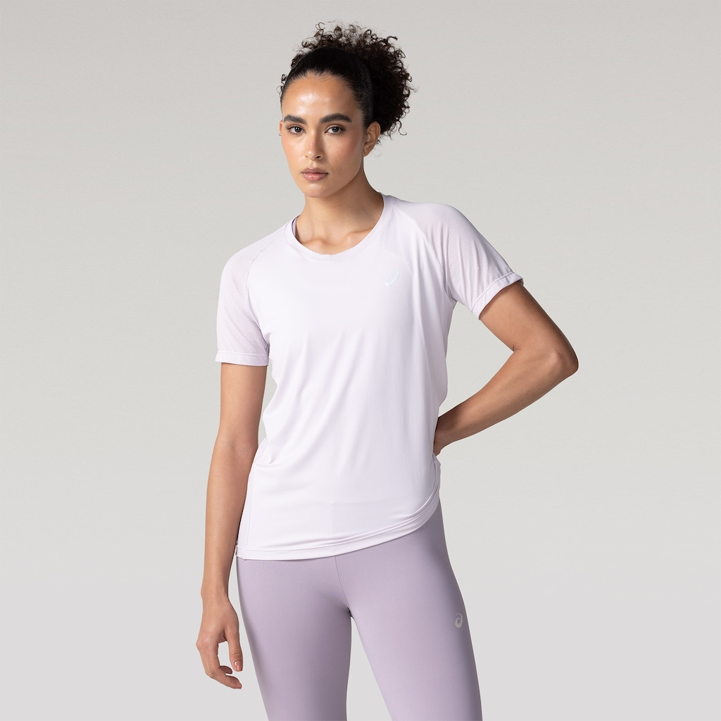 Camiseta Feminina ASICS Manga Curta Respirável