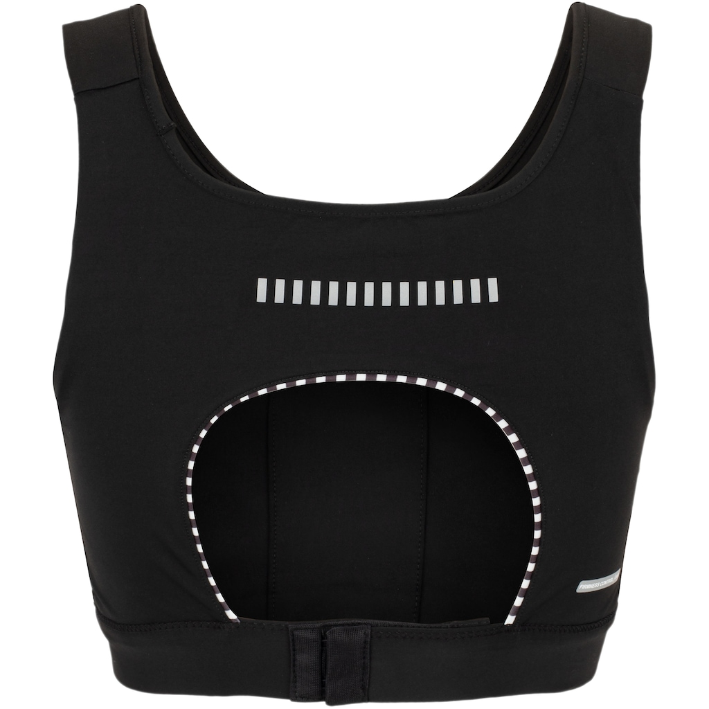 Imagem 2 do produto Top Fitness com Bojo Removível Authen Alta Sustentação Grit Bossa Reto com Bolso Ajustável Adulto