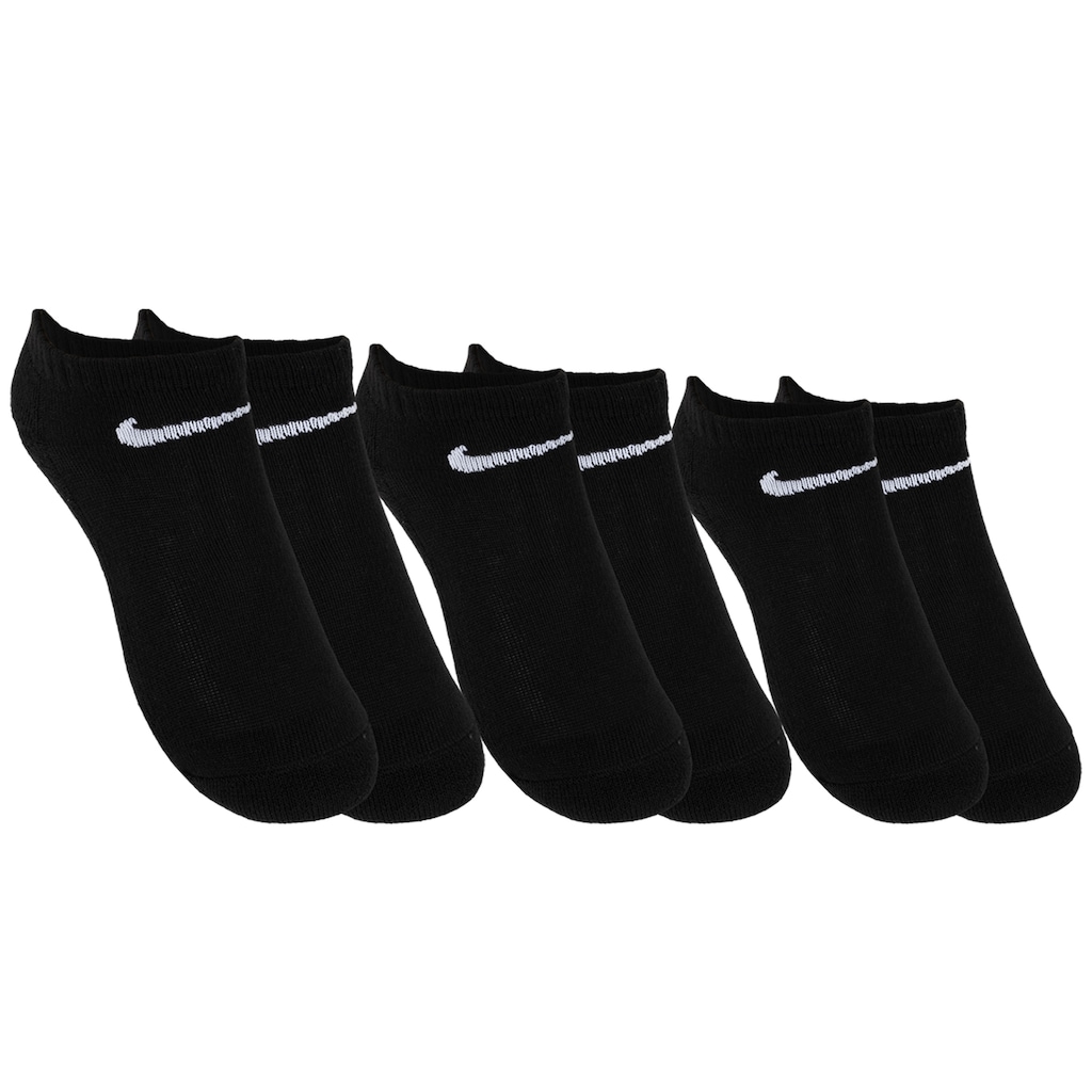 Imagem 1 do produto Kit 3 Pares de Meias Nike Cano Invisível Basic No Show Tamanho 23 a 28  Infantil