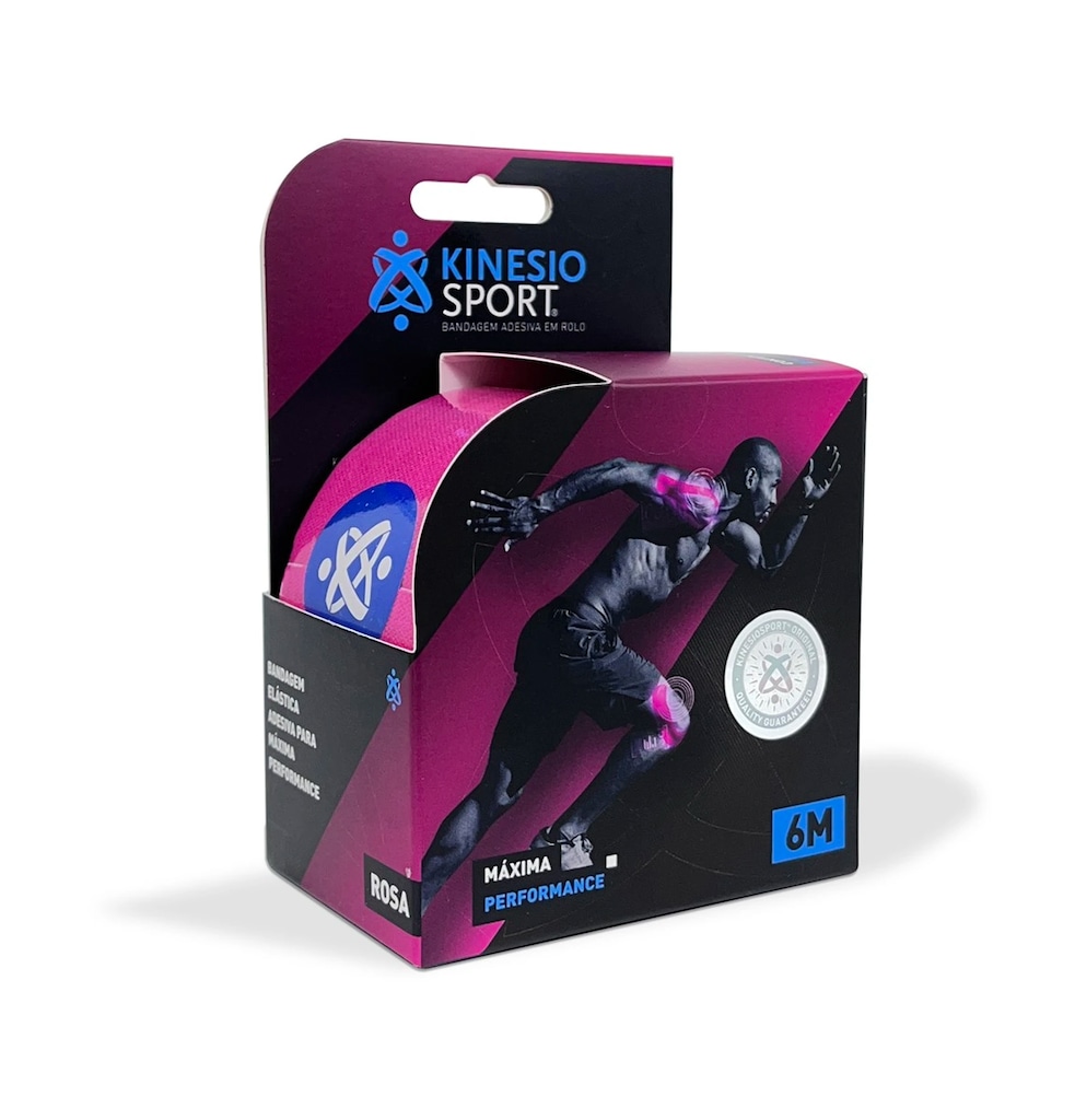 Bandagem Elástica Adesiva KinesioSport - 6 Metros