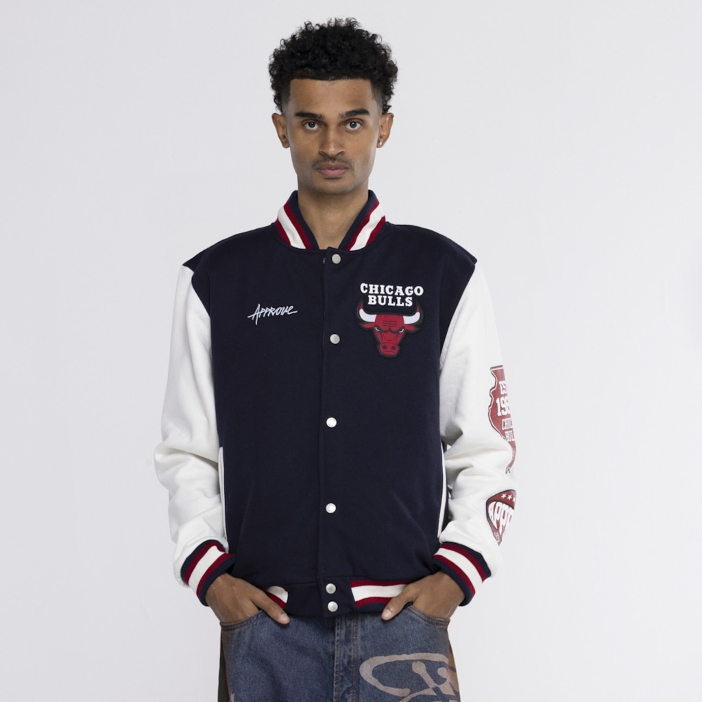 Jaqueta do Chicago Bulls NBA Approve College Over | Centauro
