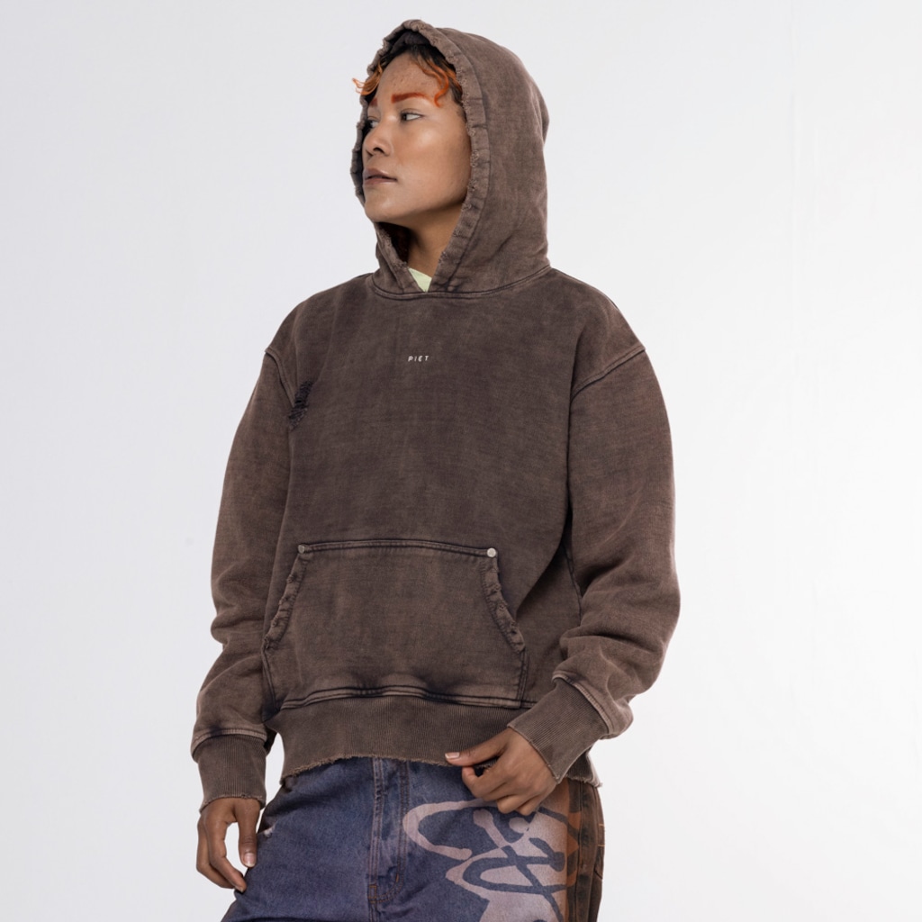 Imagem 5 do produto Blusa de Moletom Piet com Capuz Logo Hoodie