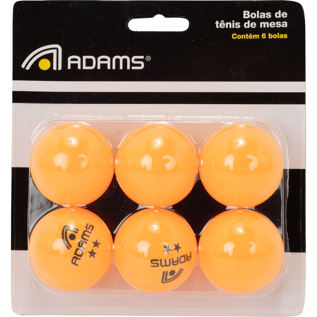 Kit de Bola de Tênis de Mesa Adams 6 Unidades