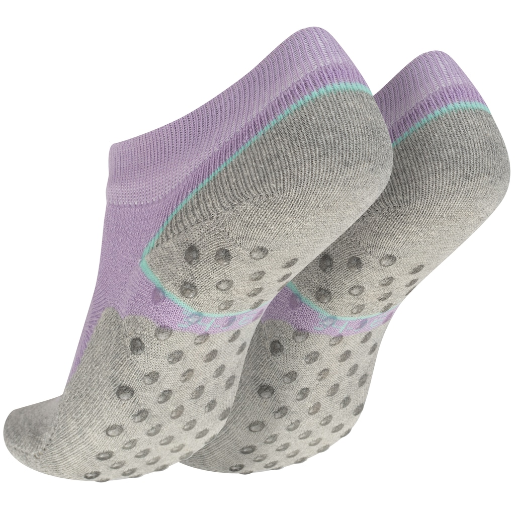 Imagem 2 do produto Meia cano Invisível Pilates Antiderrapante Atoalhada Tamanho 34-36 Oxer Unissex