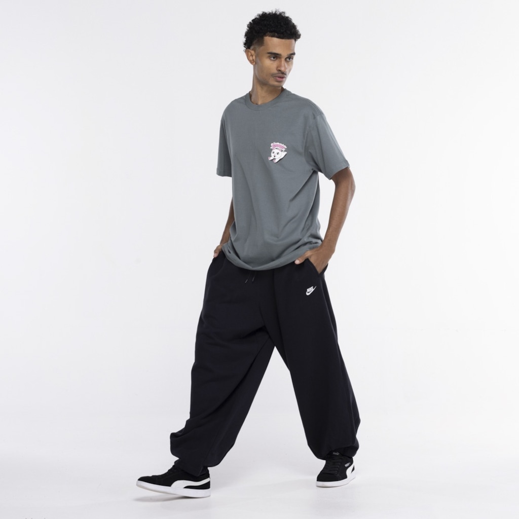 Camiseta Ripndip Manga Curta Leaping Kitty