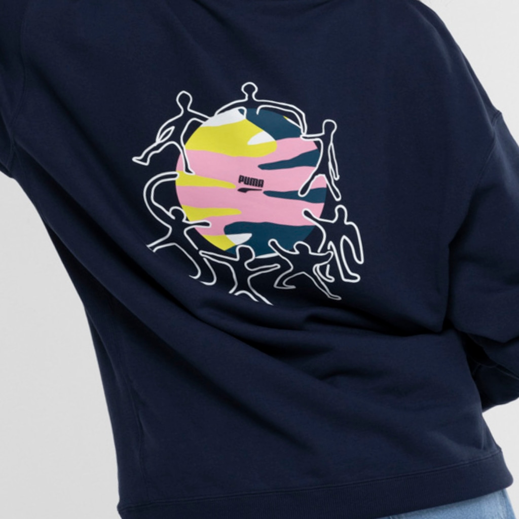 Imagem 2 do produto Blusa de Moletom Puma com Capuz Downtown Graphic Hoodie