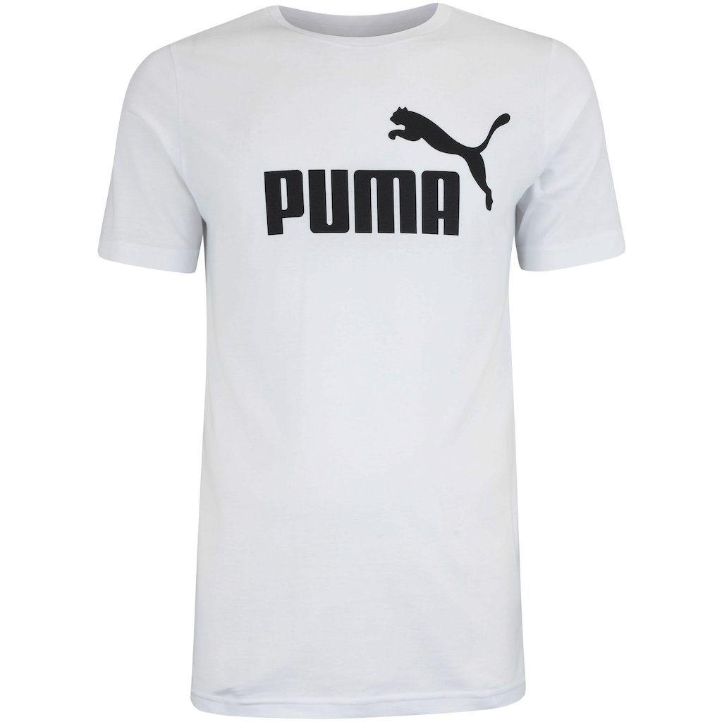Camiseta Masculina Puma Manga Curta ESS Tee Logo