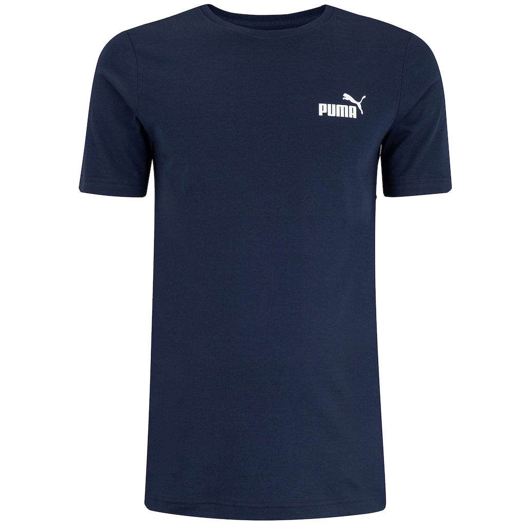 Camiseta Básica Masculina Puma Logo Pequena