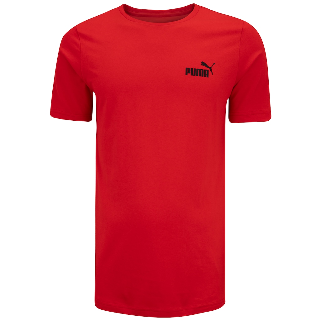 Camiseta Básica Masculina Puma Logo Pequena