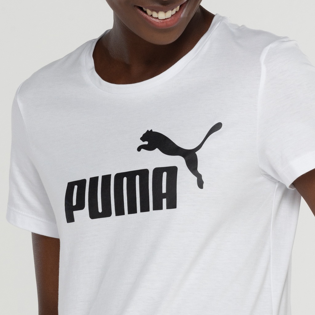 Imagem 3 do produto Camiseta Feminina Puma Manga Curta ESS Tee Logo