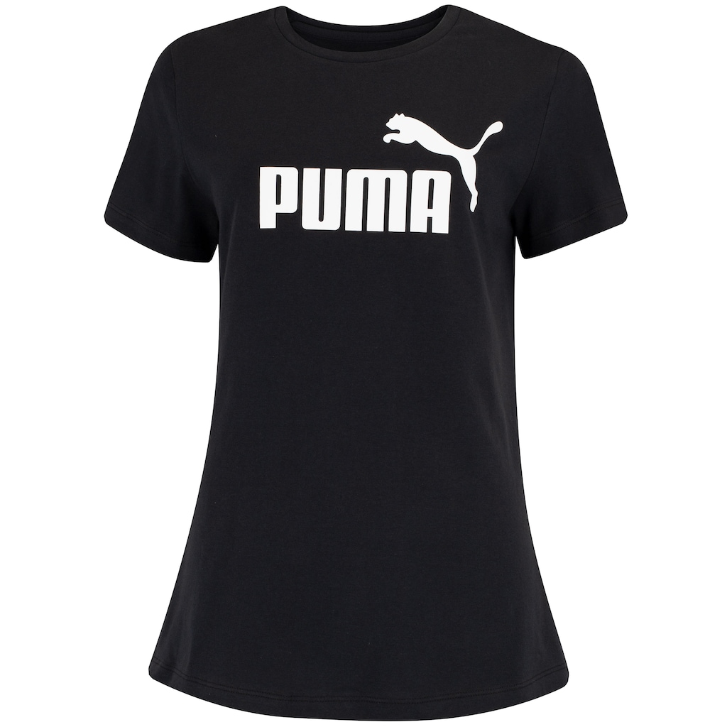 Camiseta Feminina Puma Manga Curta ESS Tee Logo